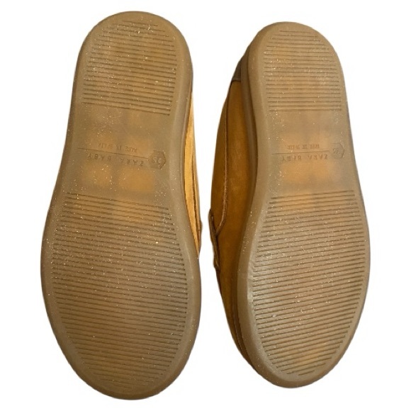 Zara Camel Leather Loafers - Picture 5 of 6